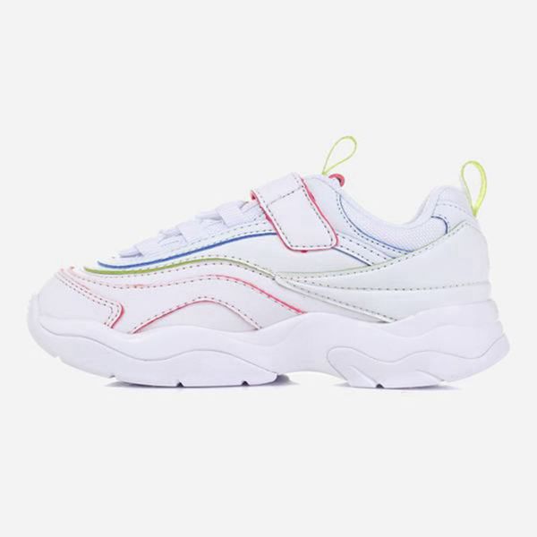 Zapatillas Fila Niñas Blancas - Ray Pipey Kd - España 286309VMD